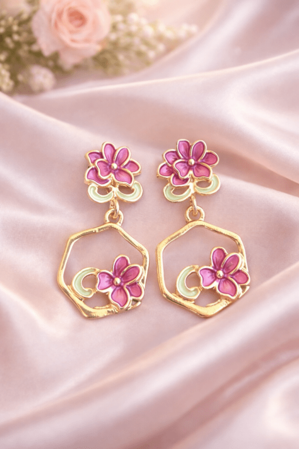Rose Petal Earring
